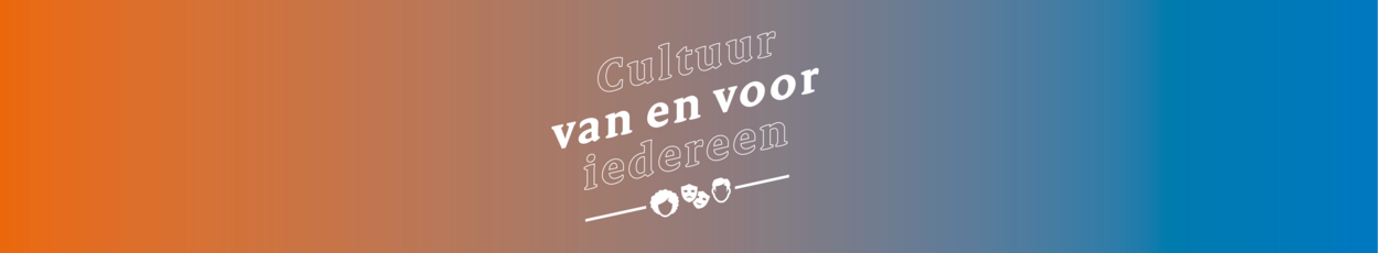 Omslag cultuur van en voor iedereen in beeld